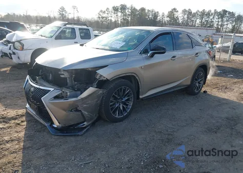 2017 Lexus Rx Rx 350 F Sport z USA, uszkodzony, nr VIN 2T2BZMCA1HC134992